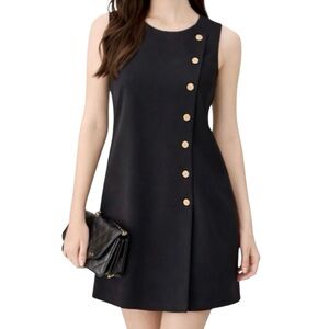 Veronica Beard BIK Tailored Mini Dress Black Size 6